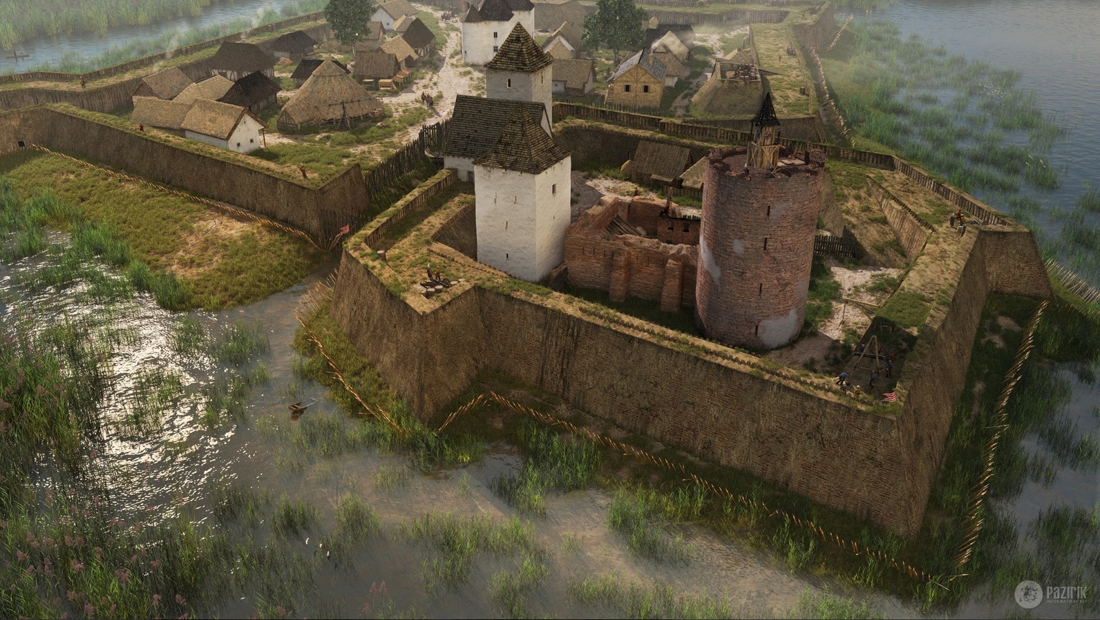 Autre vue du château − Pazirik Ltd. http://pazirik.hu/en/projekt/sziget-1566/